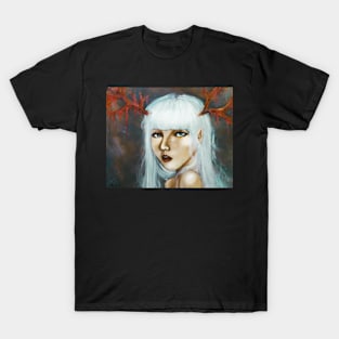 (Eola) Winter girl T-Shirt